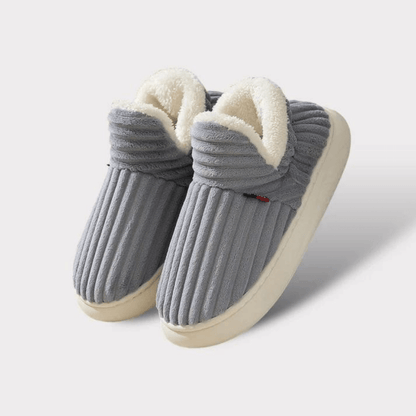 Unisex hjemmesko Bløde plys Skridsikre ergonomiske design 3