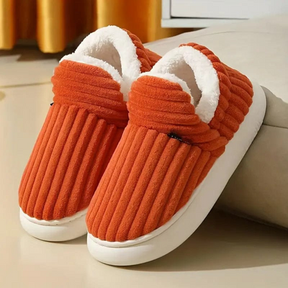 Unisex hjemmesko Bløde plys Skridsikre ergonomiske design 9