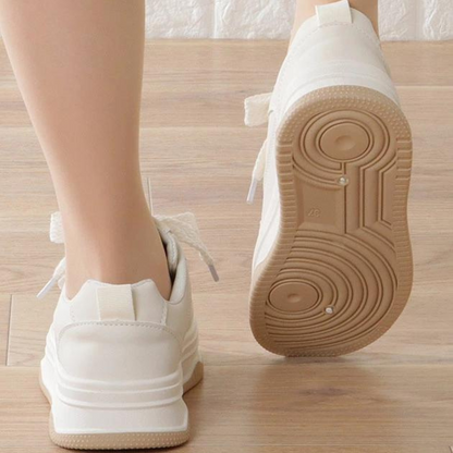 Hvide chunky sneakers til kvinder