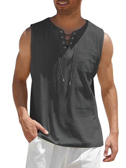 Mænds Tanktop Enkel Design Åndbar Materiale 5