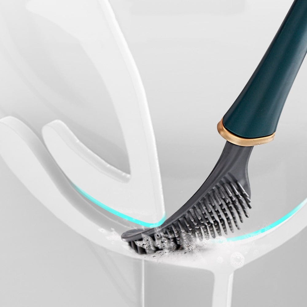 Væghængt Toiletbørste Silikone med Ergonomisk Håndtag til Effektiv Rengøring 4