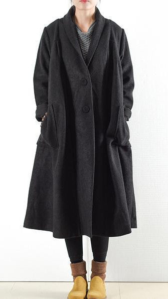 Vinterfrakke Dame Oversize Lang Jakke til Kolde Dage 1