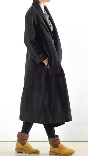 Vinterfrakke Dame Oversize Lang Jakke til Kolde Dage 2