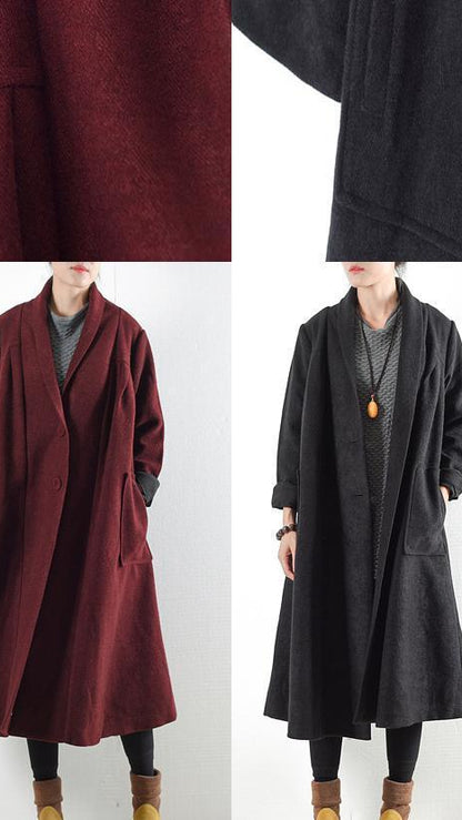 Vinterfrakke Dame Oversize Lang Jakke til Kolde Dage 4