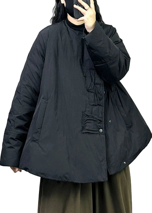 Vinterfrakke Dame Oversized A-linje Stil 0