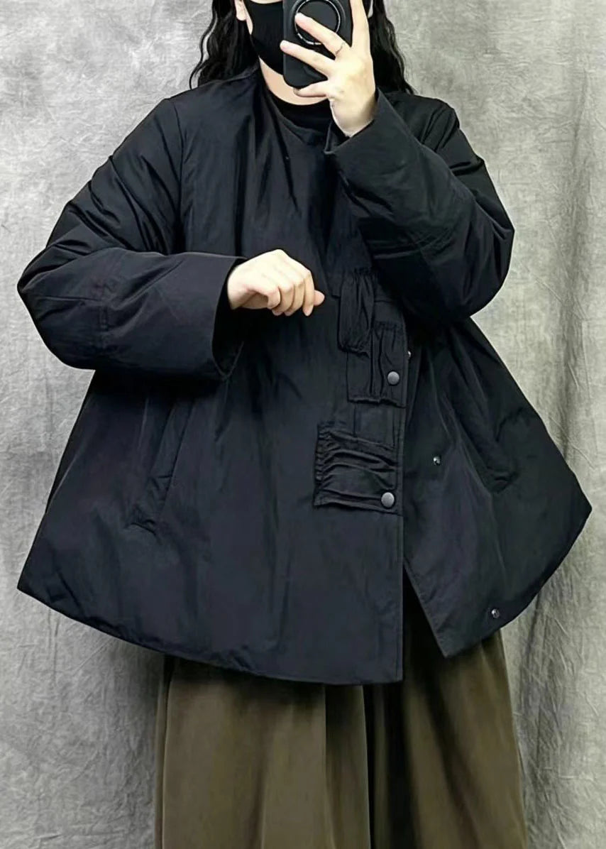 Vinterfrakke Dame Oversized A-linje Stil 1