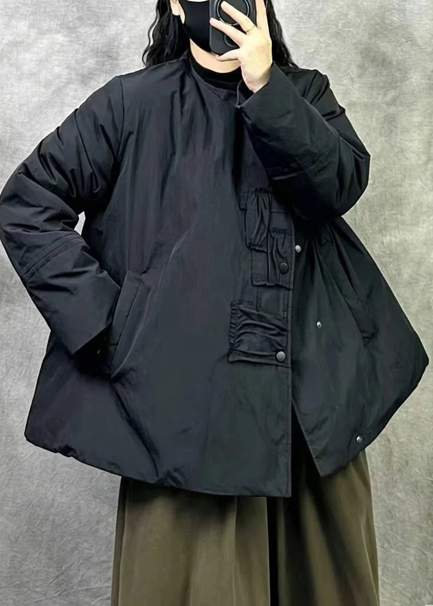 Vinterfrakke Dame Oversized A-linje Stil 2