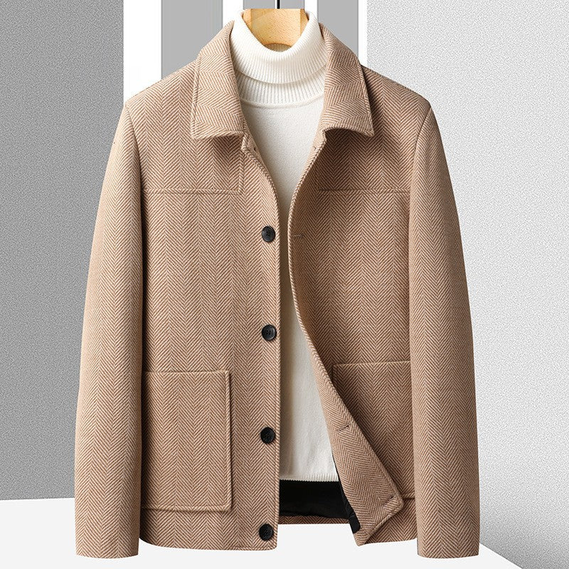 Vinterfrakker Herre Regular Fit Chore Coat Med Knaplukning 2
