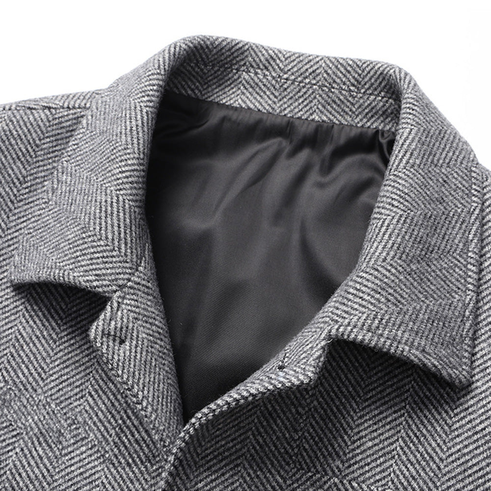 Vinterfrakker Herre Regular Fit Chore Coat Med Knaplukning 6
