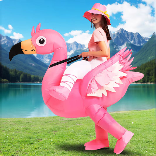 Voksen Oppusteligt Kostume Sjovt Dyr Maskot til Fest og Cosplay 0