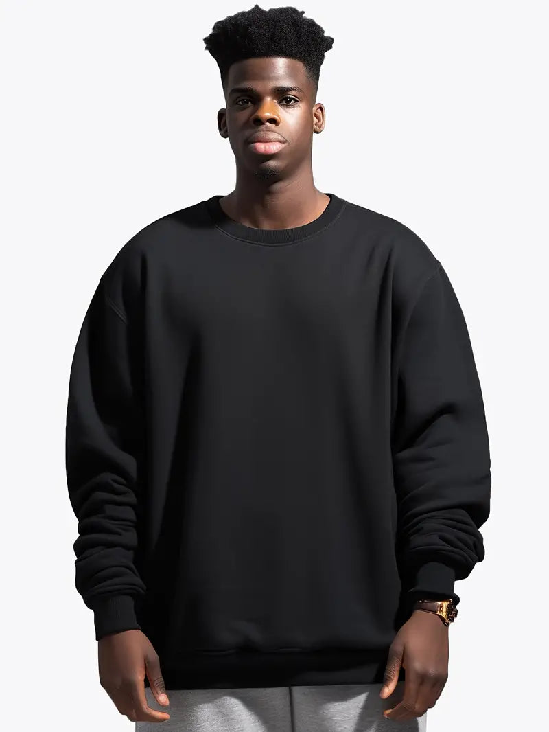 Variant image for Herre Pullover Casual Rundhalset Blødt Materiale-33