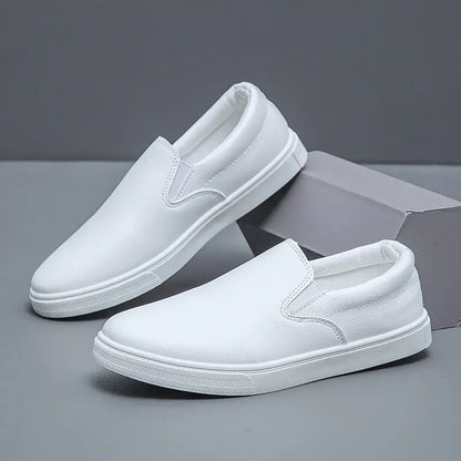 Herre Slipper Casual Læder Komfortabel Slip-On-3