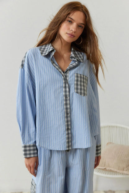 Kvinders Pyjamas Varm Fleece Nattøj til Mænd