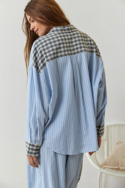 Kvinders Pyjamas Varm Fleece Nattøj til Mænd