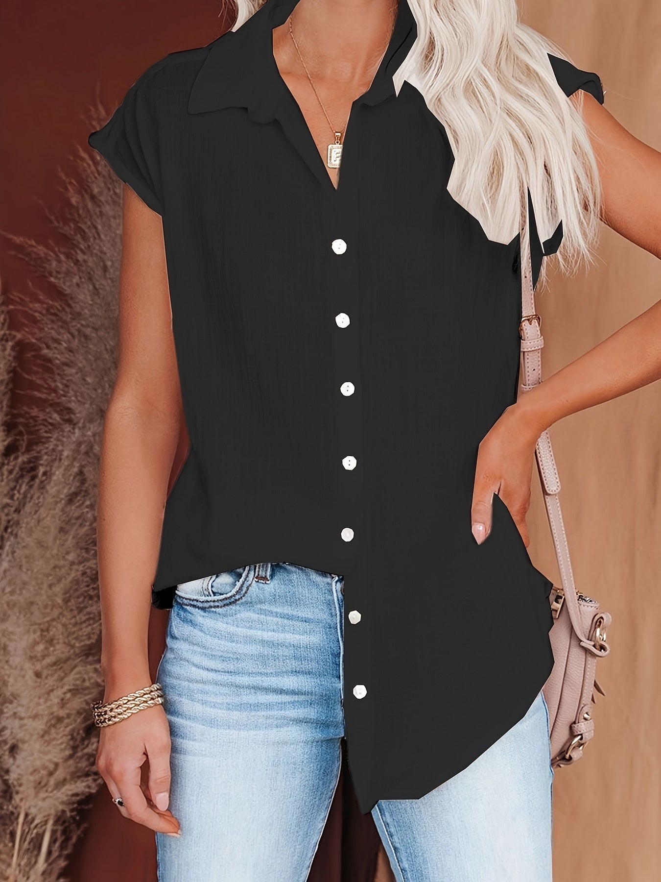 Variant image for Dame Bluse Luftig 100% Bomuld - Stilfulde Bluser til Damer-30