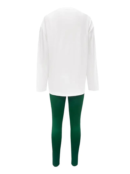 Langærmet T Shirt Dame Rund Hals 100% Bomuld-2