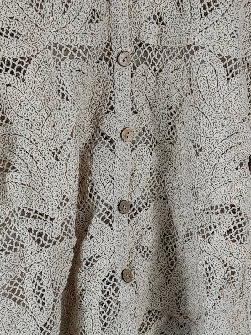 Kvinder Langærmet Bluse Blomsterprint Lace-3