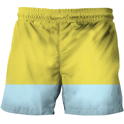Shorts med 3D-mønster til mænd