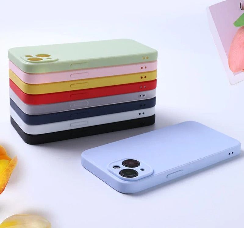 Blødt bagcover i silikone til iphone