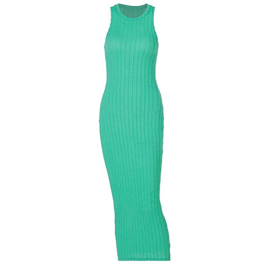 Hæklet bodycon uden ærmer til kvinder
