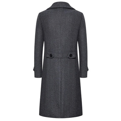 Slim Fit Windbreaker Trench Coat til mænd