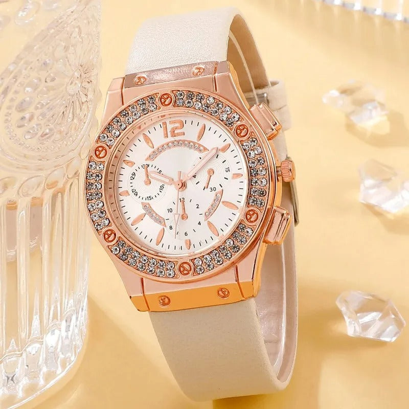 Luksus rhinestone ur (2 stk sæt)