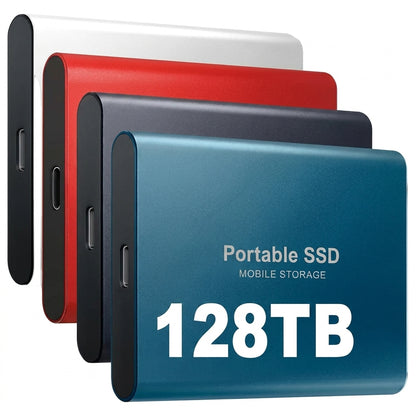 Ekstern SSD Drev 128 TB Højhastighedslagring