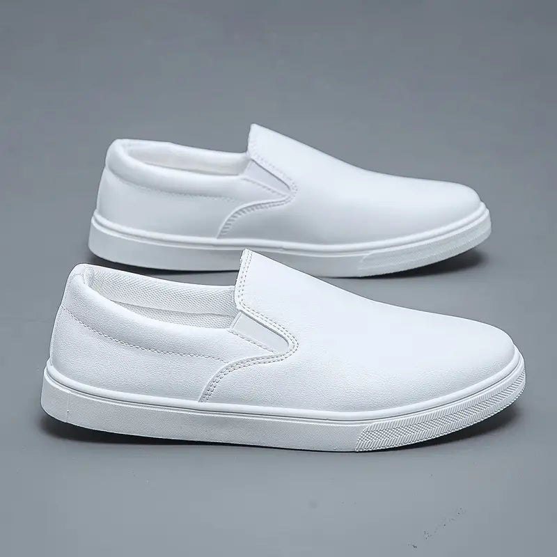 Herre Slipper Casual Læder Komfortabel Slip-On-1