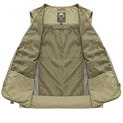 Herre Vest Mouwløs Moderne Funktionelt Design Polyester-3