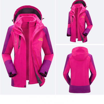Dame fleece foring jakke