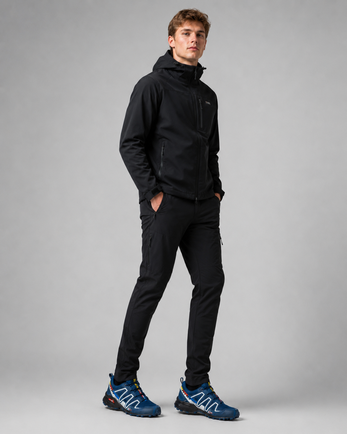Herre Trekking Sko Komfortabel Design Åndbart Stof