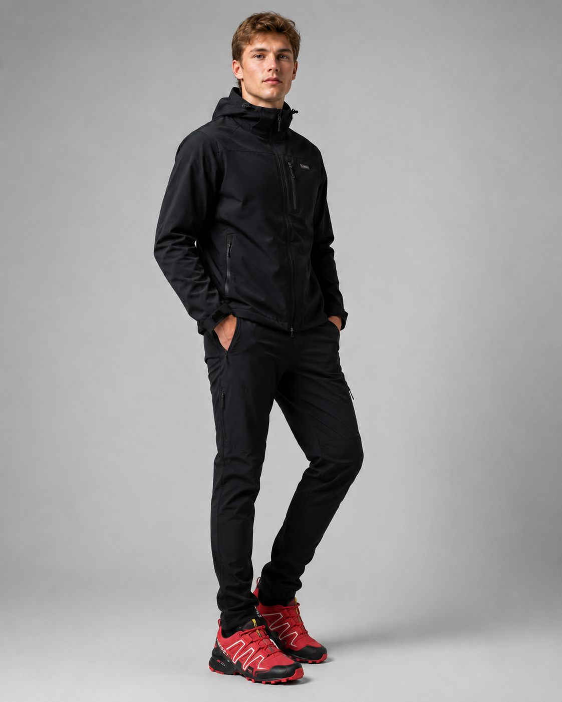Herre Trekking Sko Komfortabel Design Åndbart Stof