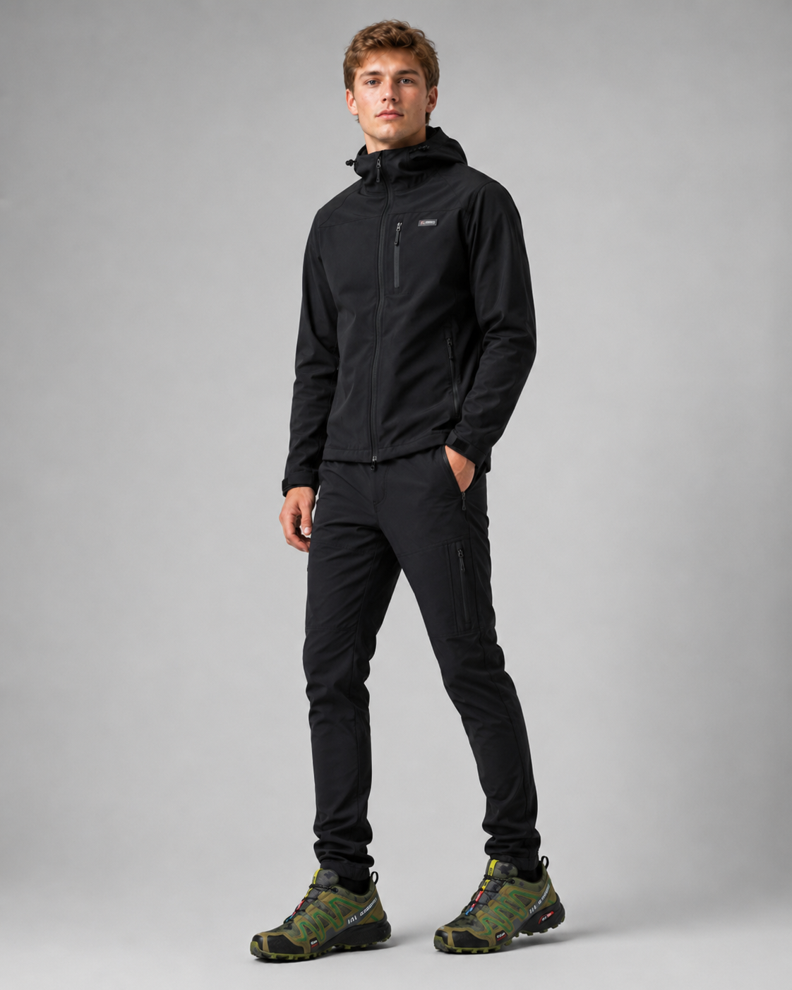 Herre Trekking Sko Komfortabel Design Åndbart Stof