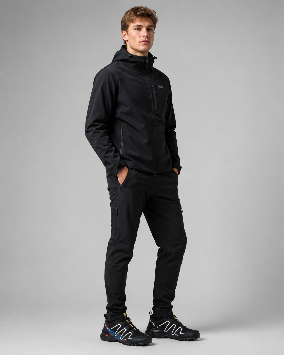 Herre Trekking Sko Komfortabel Design Åndbart Stof