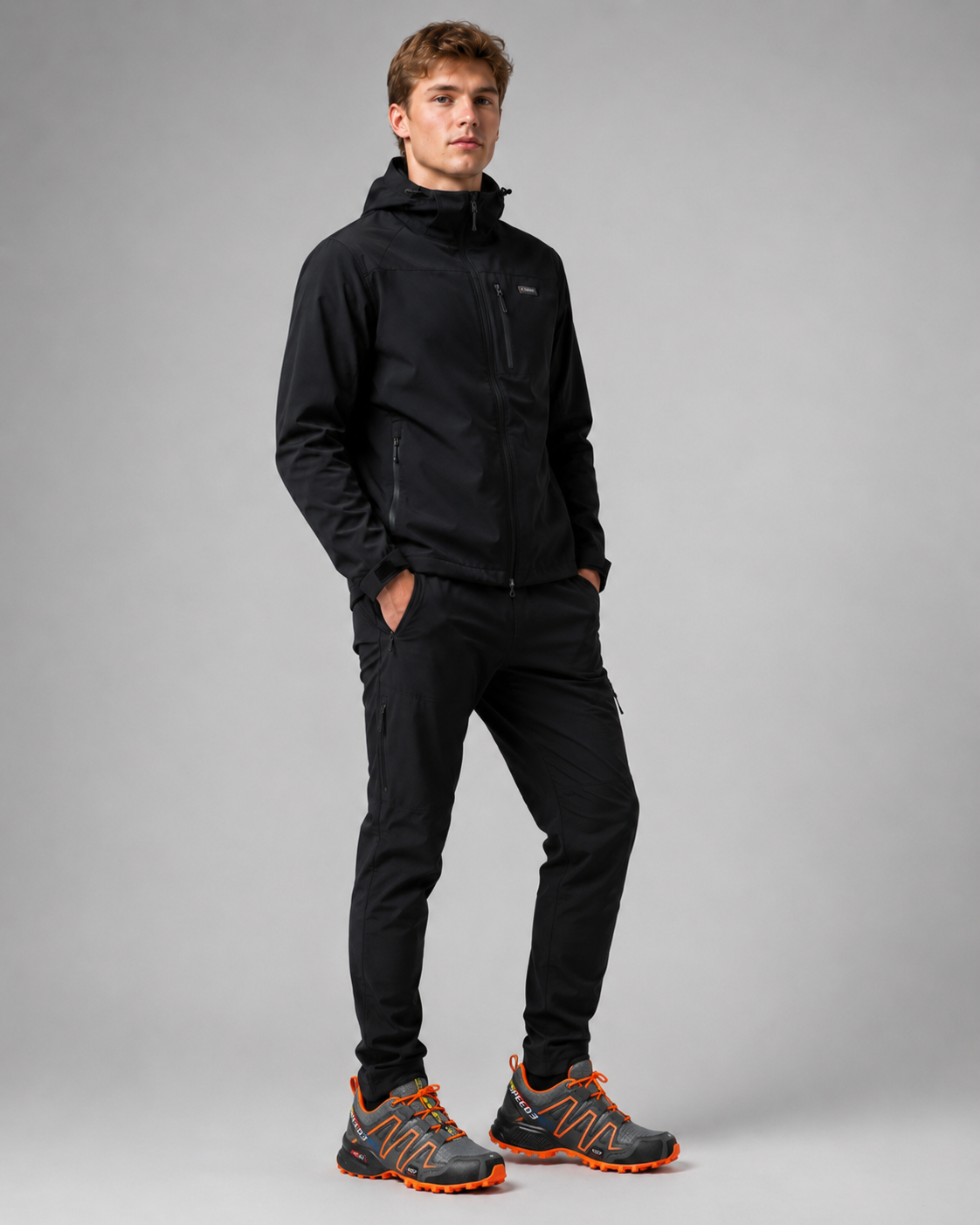 Herre Trekking Sko Komfortabel Design Åndbart Stof