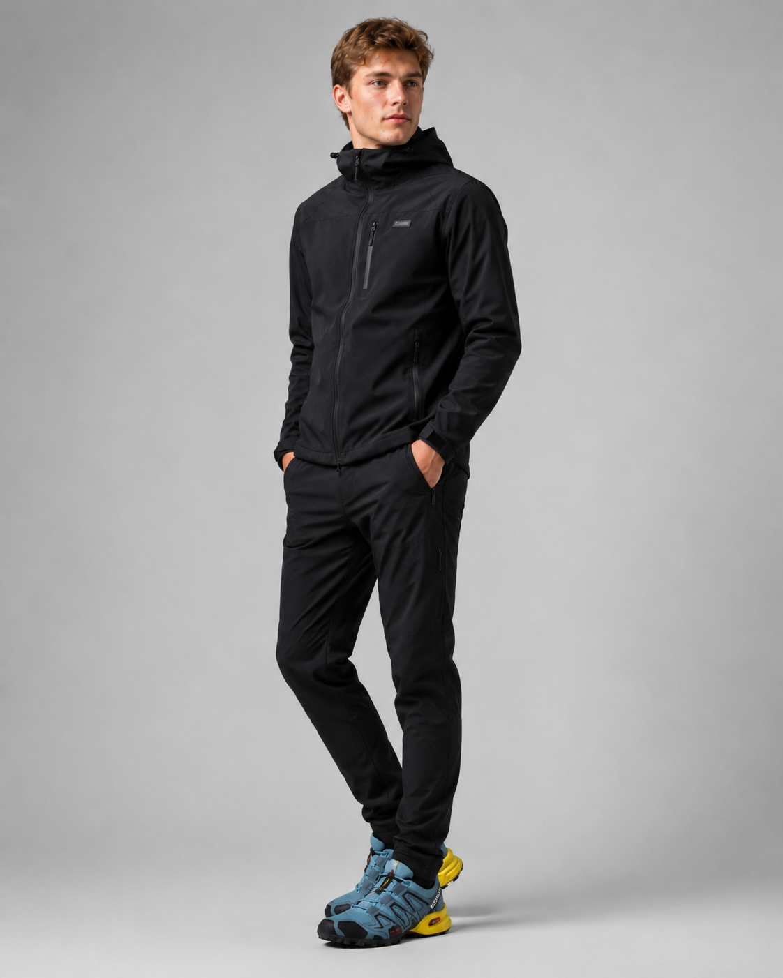 Herre Trekking Sko Komfortabel Design Åndbart Stof