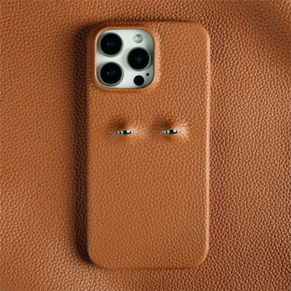 iPhone Cover i Læder med Tekstureret Greb 1