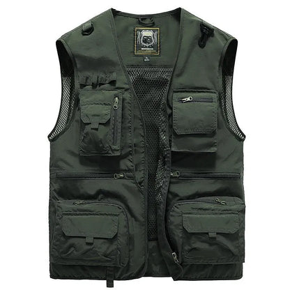 Herre Vest Mouwløs Moderne Funktionelt Design Polyester-4