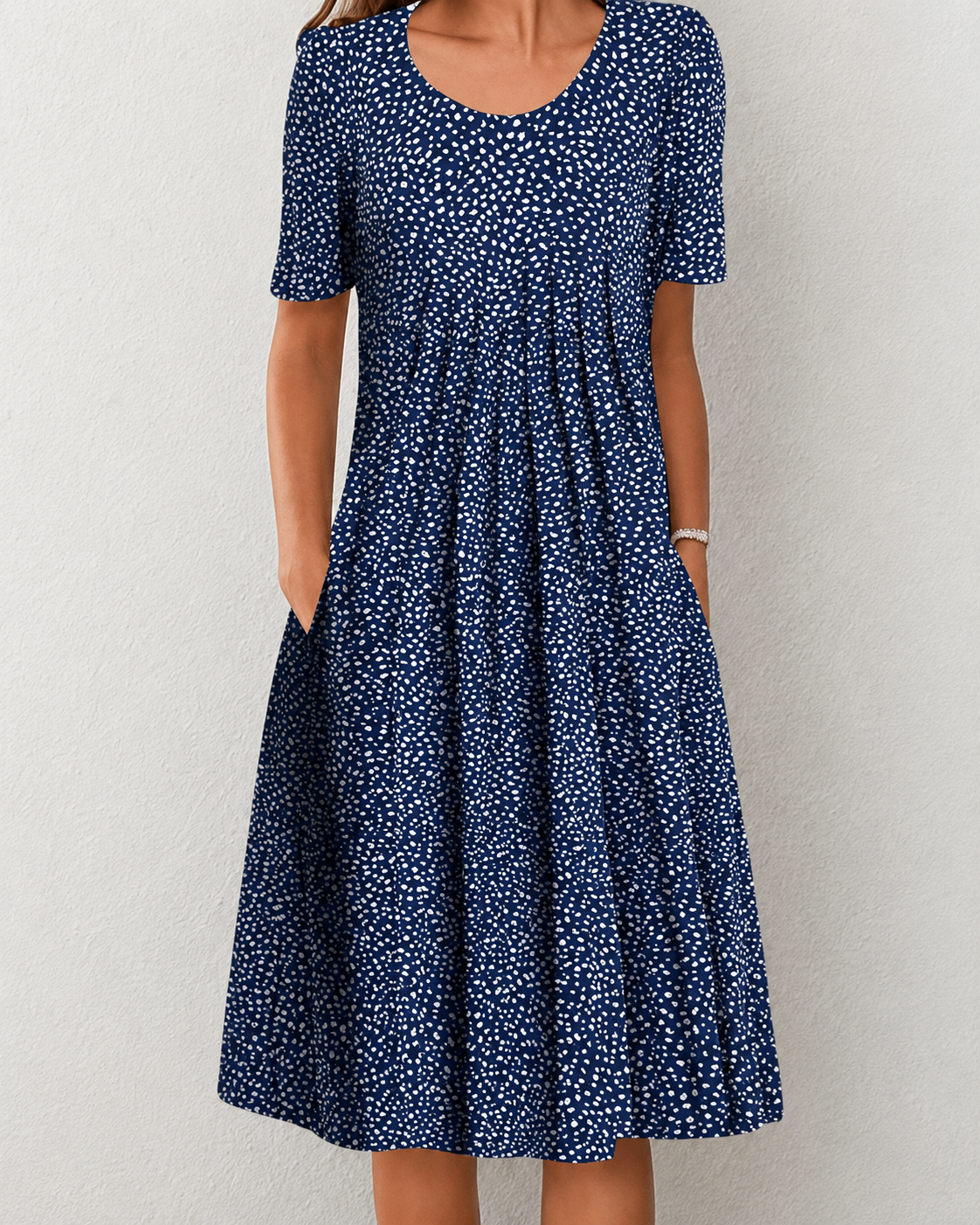 Kvinders Sommerkjole Blomsterdesign