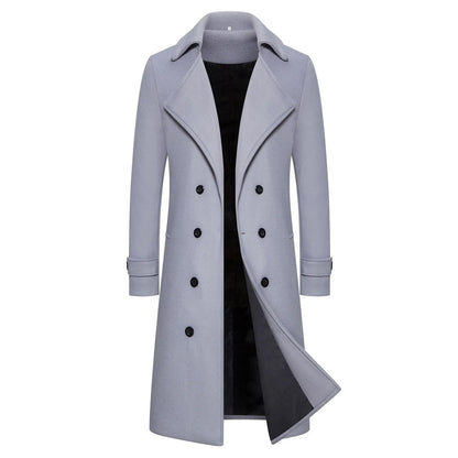 Slim Fit Windbreaker Trench Coat til mænd