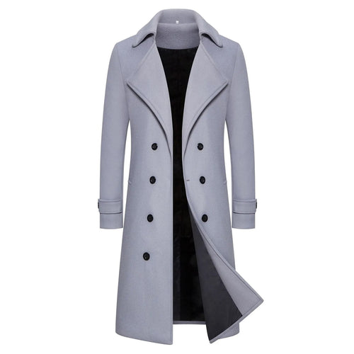 Slim Fit Windbreaker Trench Coat til mænd