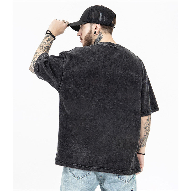 Oversized løs T-shirt til mænd