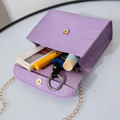 Chic kæde-crossbody-taske til kvinder