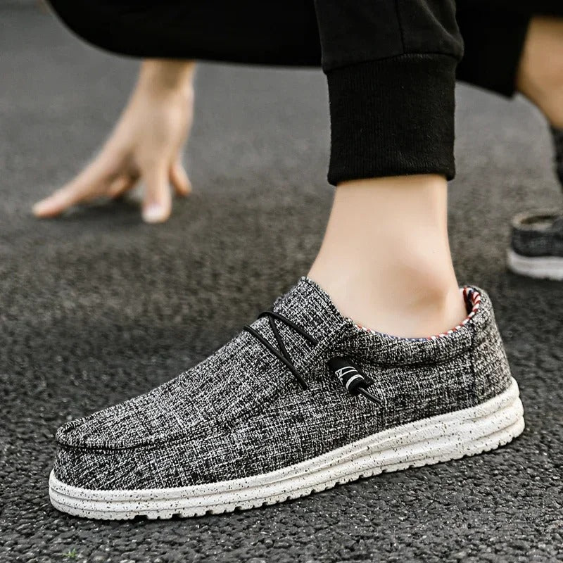 Casual loafers med snørebånd til mænd