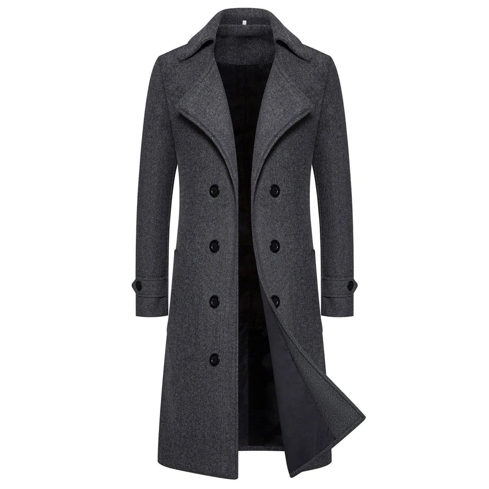 Slim Fit Windbreaker Trench Coat til mænd