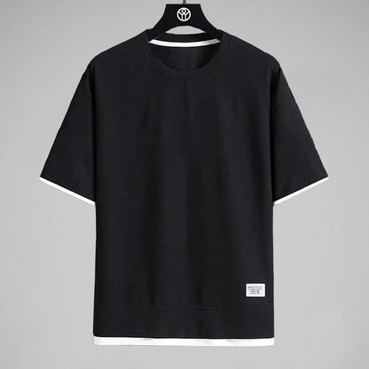 Premium vaffel-T-shirt til mænd