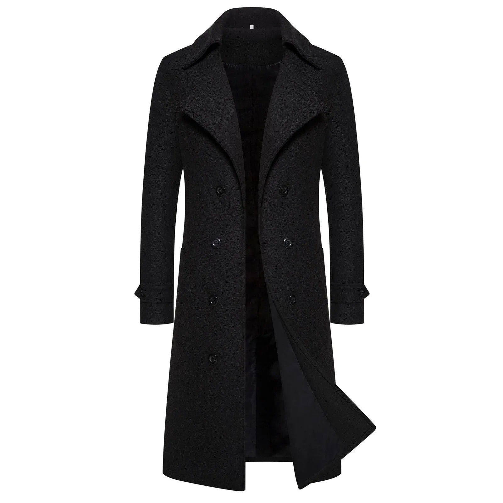 Slim Fit Windbreaker Trench Coat til mænd