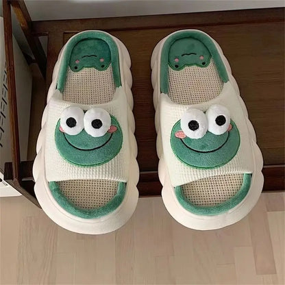Tykke Frog Hjemmesko