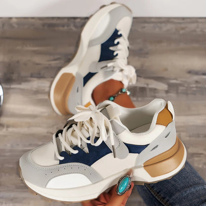 Sneakers med tyk sål til kvinder