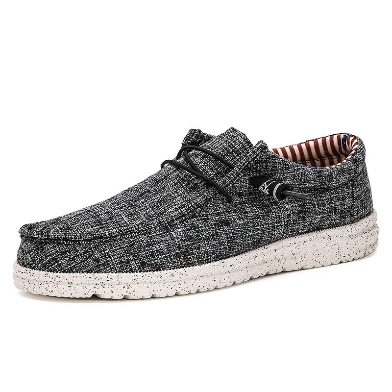 Casual loafers med snørebånd til mænd